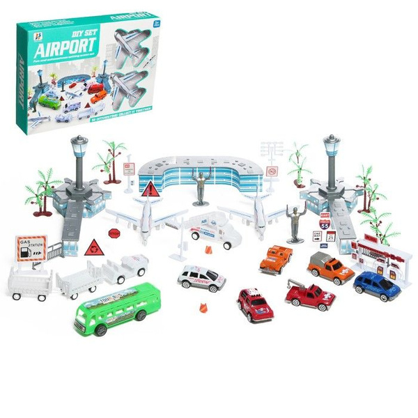 Игровой набор "Аэропорт", с металлическими машинами - купить с ...
