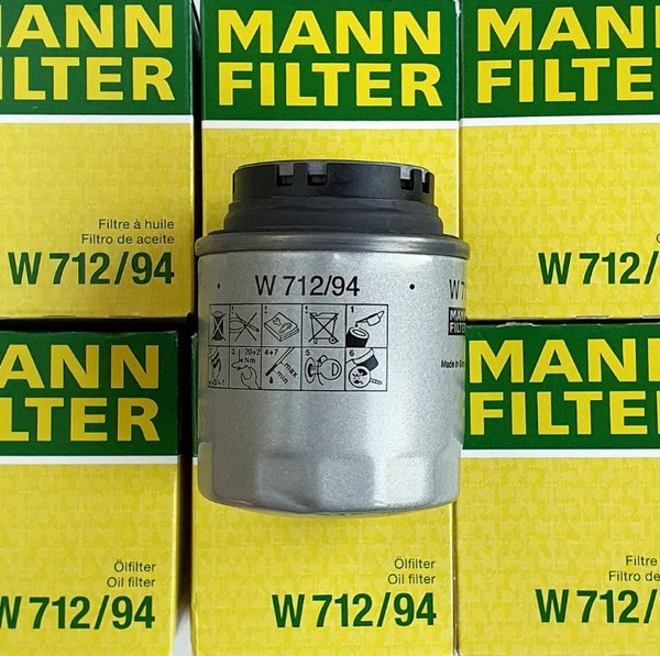 Фильтр масляный MANN FILTER W712/94 - купить по выгодным ценам в ...