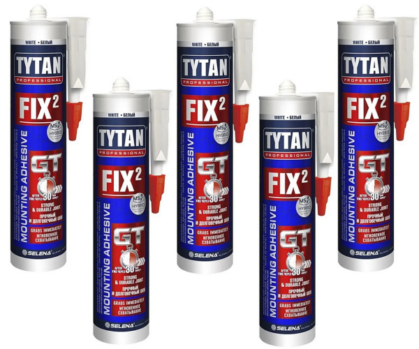 Монтажный клей жидкие гвозди tytan professional fix2 титан супер ...