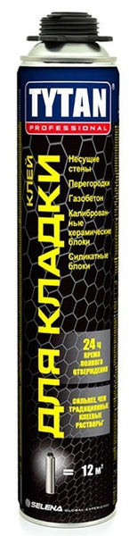 ТИТАН GUN клей-пена для кладки (870мл) / TYTAN Professional GUN клей ...