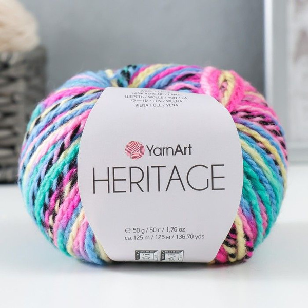 Пряжа 'Heritage' 75 акрил, 25 шерсть 125м/50гр (342 попугай) - купить с ...