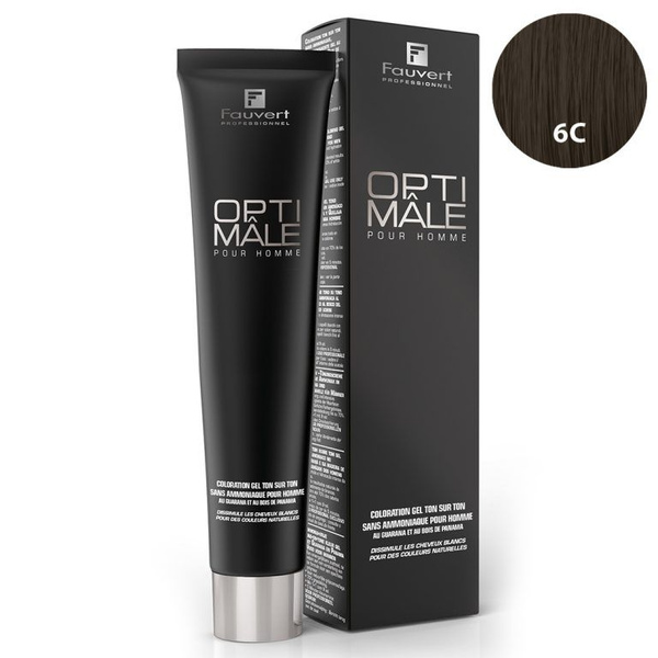 Fauvert Professionnel Краска для волос мужская Оптималь 6С тёмный ...