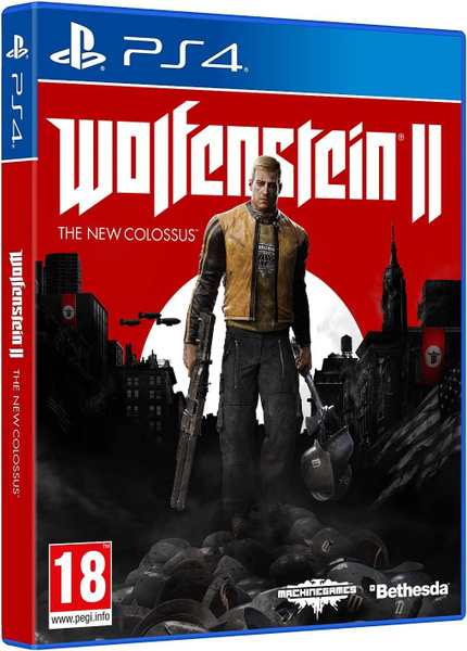 Игра Wolfenstein 2 II The New Colossus (PlayStation 4, Русская версия ...