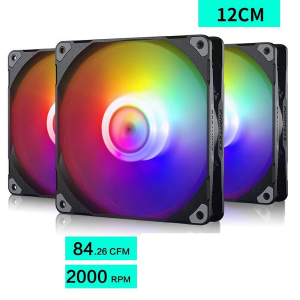 Компьютерный вентилятор,Вентилятор PHANTEKS M25-120 PWM D-RGB 120X3 ...