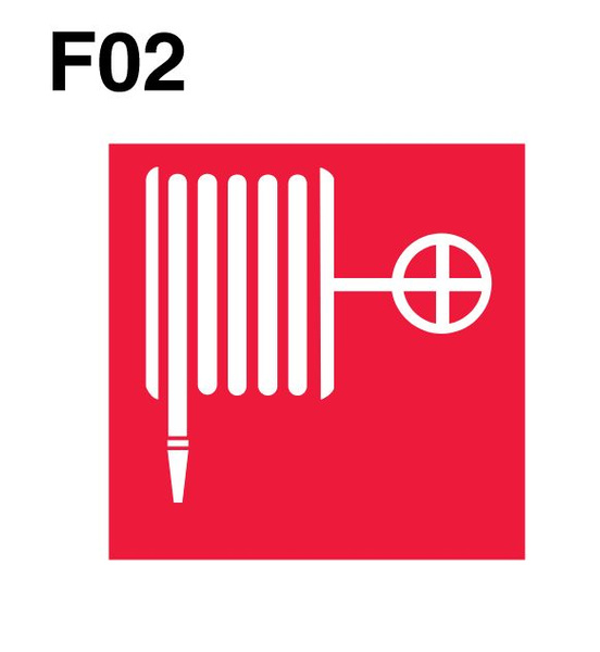 Знаки пожарной безопасности F02 Пожарный кран ГОСТ 12.4.026-2015 ...