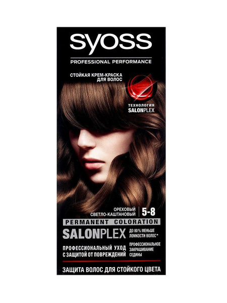 Syoss Краска для волос Color 5-8 Ореховый - купить с доставкой по ...
