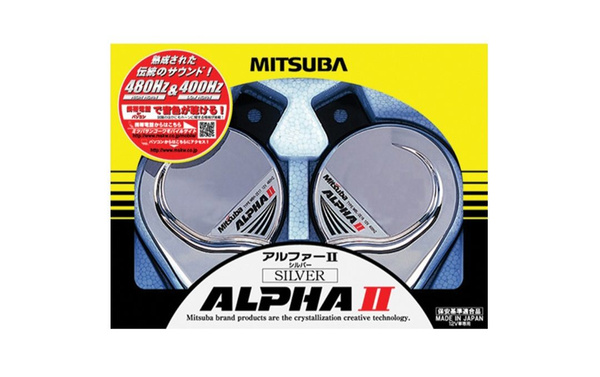 Звуковые сигналы Mitsuba Alpha 2 Silver (2 шт.) Япония - MITSUBA арт ...