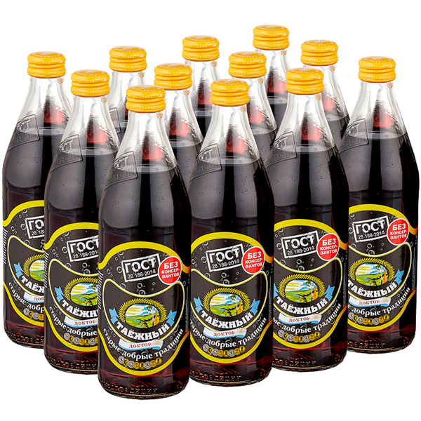 Лимонад Старые Добрые Традиции (СДТ) вкус Таёжный доктор, 0,5л х 12шт ...