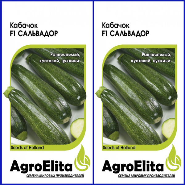 Кабачки AgroElita Кабачок_2_САЛЬВАДОР F1 - купить по выгодным ценам в ...