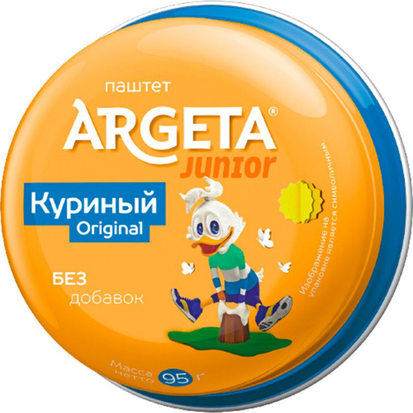 Куриный паштет ARGETA JUNIOR 95 г - купить с доставкой по выгодным ...