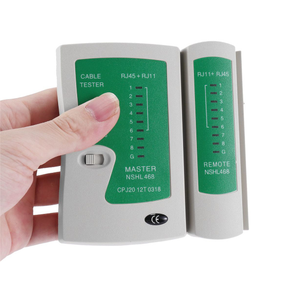 Кабельный тестер RJ45 RJ11 Профессиональный детектор кабеля Ethernet ...