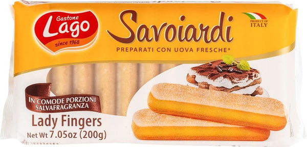Печенье Gastone Lago Elledi Savoiardi 200г - купить с доставкой по ...
