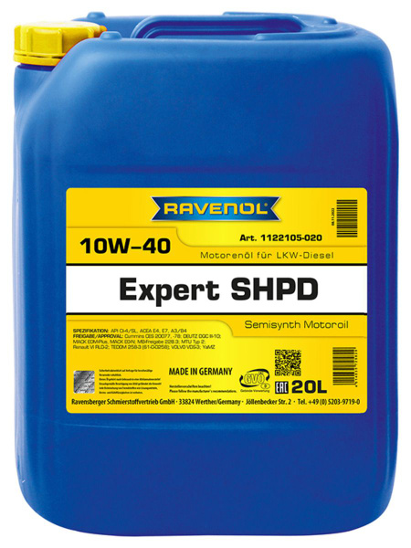 Масло моторное RAVENOL 10W-40 Полусинтетическое - купить в интернет ...