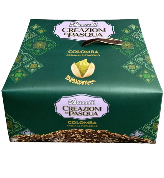 Кулич (Кекс) Bauli Colomba в шоколадной глазури с кремовой начинкой со ...