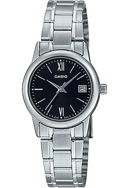 Женские кварцевые наручные часы Casio LTP-V002D-1B3 с металлическим ...