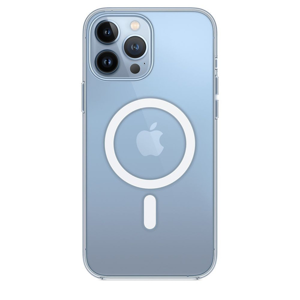 Силиконовый MagSafe чехол Apple для iPhone 13 Pro Max / Clear Case with ...