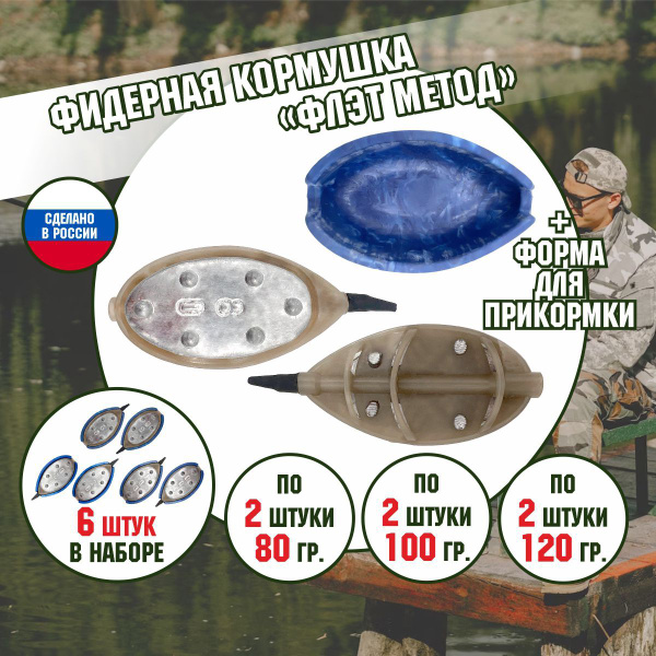 Фидерная кормушка для рыбалки Флэт метод - купить с доставкой по ...