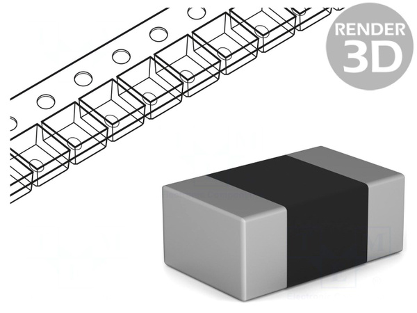 NCP21WF104J03RA 50 шт Термистор NTC, 100кОм, SMD, 0805, 4250K, 200мВт ...