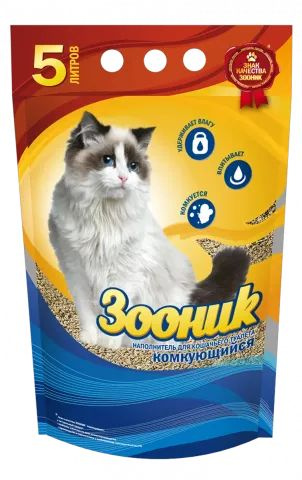 Зооник Наполнитель Комкующийся 4500г. - купить с доставкой по выгодным ...