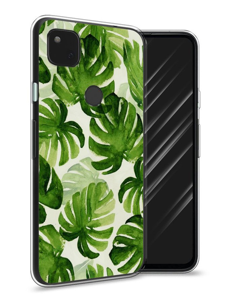Силиконовый чехол на Google Pixel 4A / Гугл Пиксель 4А "Акварельные ...