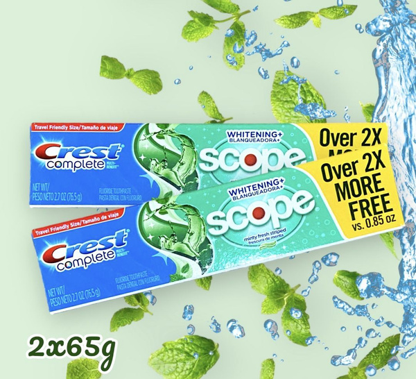 Уцен. Зубная паста Крест Complete Scope 76,5 g., 2 шт - купить с ...