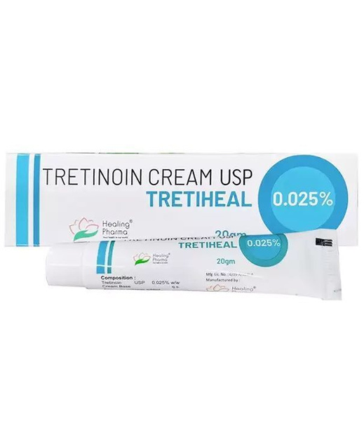 ТРЕТИХИЛ третиноин крем 0,025% Tretinoin Cream USP 0.025%, Healing ...