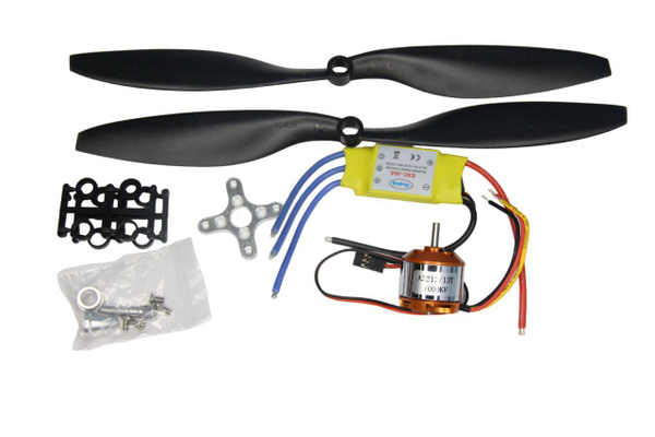 Бесколлекторный двигатель Outrunner 1000KVMotor 30A Prop, лопасти и ...