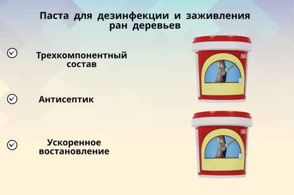 Паста-замазка 150 г 2 шт в уп, для ускорения регенерации тканей ...