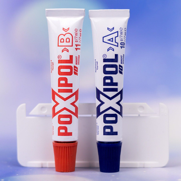 Холодная сварка для авто 14 мл Poxipol металлик / Клей двухкомпонентный ...