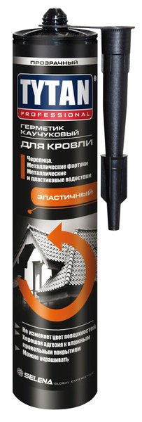 Каучуковый Герметик Tytan Professional, Для металлочерепицы 310 мл ...
