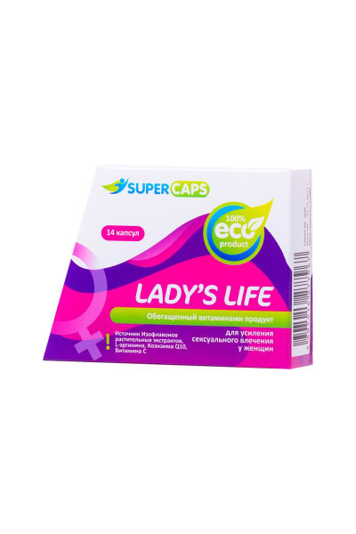 Средство возбуждающее для женщин Lady's Life, 14 капсул - купить с ...