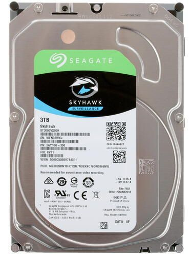 3 ТБ Внутренний жесткий диск Seagate SkyHawk (ST3000VX009) (ST3000VX009 ...