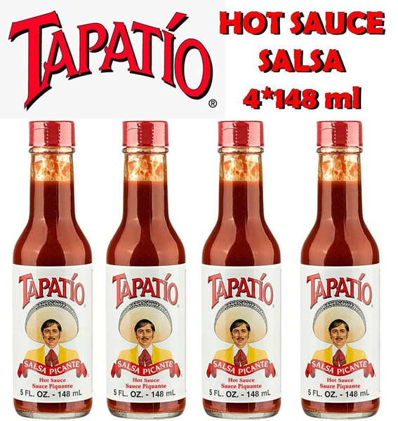 Соус Tapatio 4шт*148мл острый Сальса Тапатио Hot sauce SALSA США ...