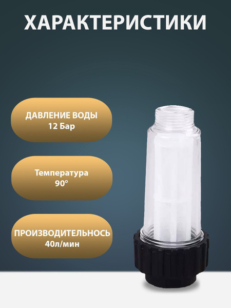Фильтр для бытовой мойки высокого давления Karcher / керхер - купить в ...