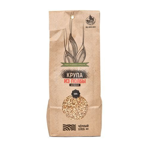 Чёрный хлеб Крупа из полбы цельная био, 500 г. - купить с доставкой по ...