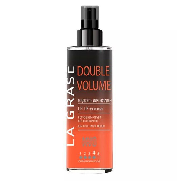 Жидкость для укладки волос La Grase Double Volume, фиксация, объем ...