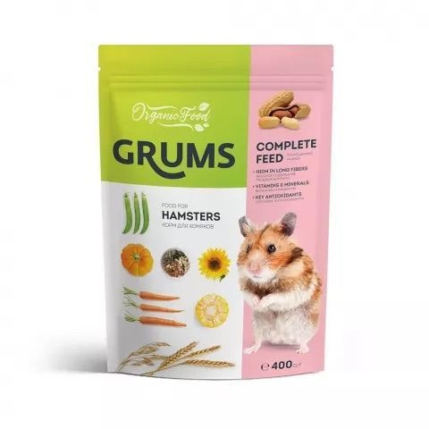 Сухой корм для хомяков Grums 400 г - купить с доставкой по выгодным ...
