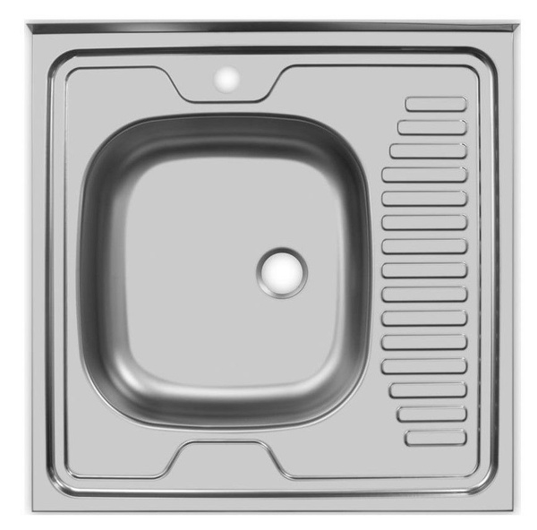 Мойка кухонная накладная Ukinox STD600.600 5C 0L из нержавеющей стали ...