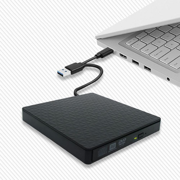 Внешний дисковод для ноутбука (оптический привод) CD / DVD - USB 3.0 ...