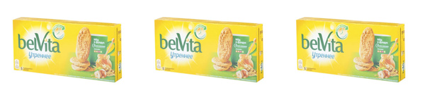 BelVita Печенье Юбилейное Утреннее Фундук и мед, 225 г,3 шт - купить с ...