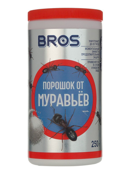 Порошок от муравьев BROS, 250 г - купить с доставкой по выгодным ценам ...