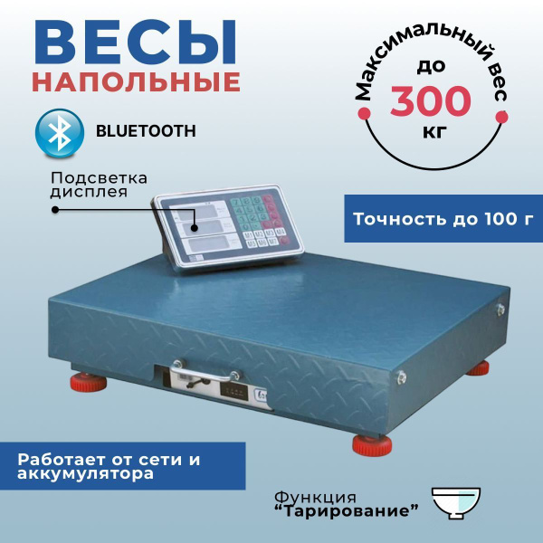 Напольные весы Маркус ВПН-300УБ, голубой купить по низкой цене с ...