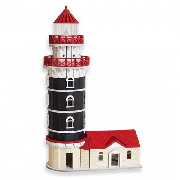 Сборная модель Маяк в пос. Турка (озеро Байкал) / деревянный инженерный ...