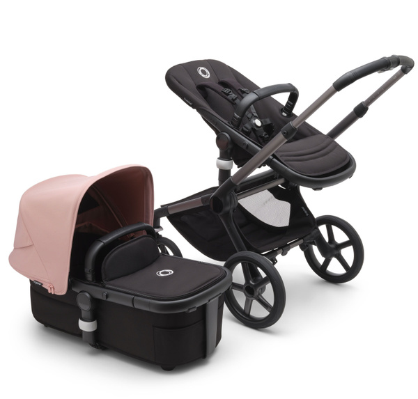 Коляска Bugaboo Fox 5 Graphite/midnight black/ Morning pink - купить с ...