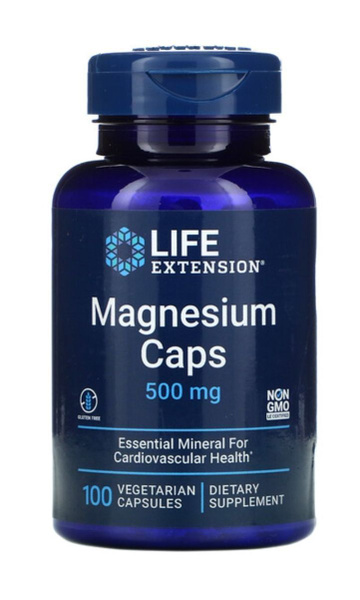 Life Extension Magnesium (Citrate), Магний (Цитрат), 500 мг - 100 ...