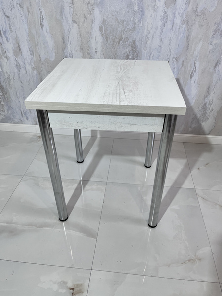 Стол обеденный Furniture Store M.D.L Раскладной 60 на 80 хром, 80х60х75 ...