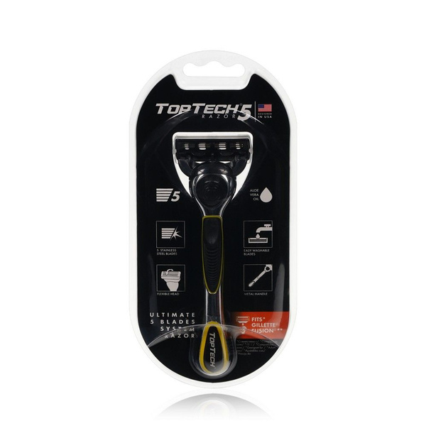 Мужской станок для бритья TopTech Razor 5 + 1 кассета 5 лезвий - купить ...
