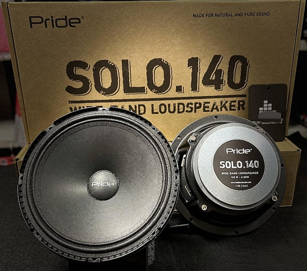 Колонки автомобильные ПРАЙД SOLO 140, 6.5дюйма, 300w max, очень сочный ...