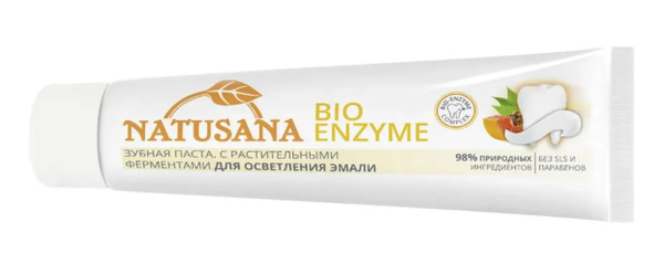 Natusana Зубная паста Bio Enzyme, 100 мл - купить с доставкой по ...