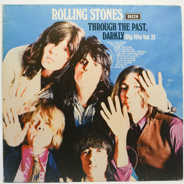 Rolling stones through the past. обложка роллинг стоунз с джоном ленноном. Rolling stones through the past. Through the past, darkly (big hits vol. 2).